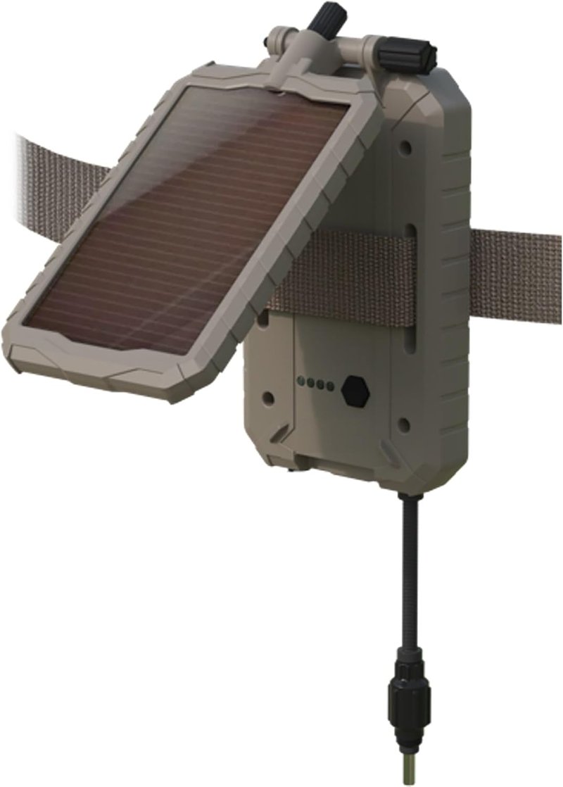 Solar Power Panel - 5,000 mAh Portable Charger for Hunting & Outdoor Use