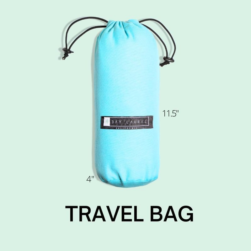Turkish Beach Towel - Quick Dry, Sand-Free, Lightweight | 39 x 71 Inches, Travel Bag Included