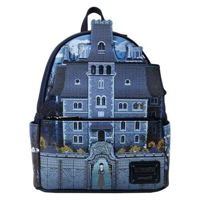 Loungefly MGM Wednesday Nevermore Academy Mini Backpack