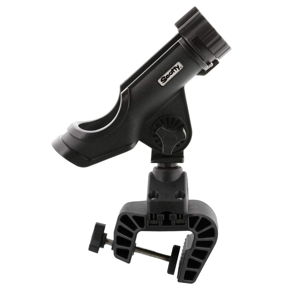 Scotty 339-BK Power Lock Rod Holder with Clamp Mount, BLACK