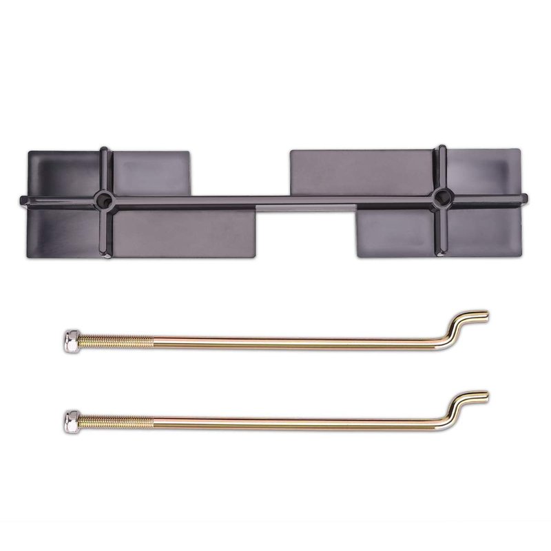 Golf Cart Battery Hold Down Plate with Rods Kit for EZGO TXT RXV 1994-up Gas and Electric Gas and Electric Golf Cart, OEM# 70045G01 01101-G01