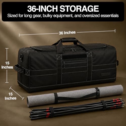 Heavy Duty Large Duffle Bag 132L Travel Gear Sports Equipment Storage