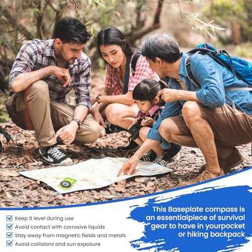 Orienteering Compass, Hiking Survival Compas, Compasses Kids for Magnetic Camping Backpacking, Compas Small Mini Stuff