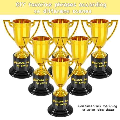 4 inch Mini Trophies, Trophies for Kindergarten Graduation, Bowling tournaments, Basketball Games, Kids Soccer Awards, Must Have Football Party Favors, Plastic Trophy.