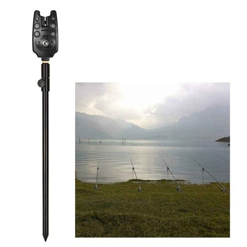 Funien Fishing Bite Alarms Fishing Banksticks Swingers Set with Padded Fishing Tool Bag