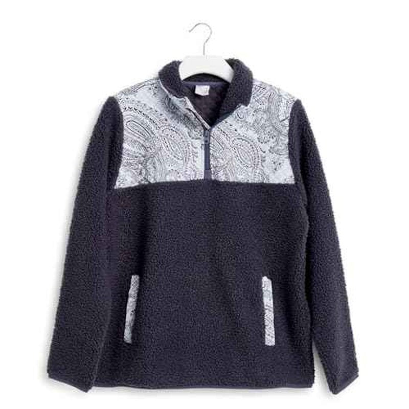 womens Fleece Pullover Sweatshirt With Pockets (Extended Size Range)