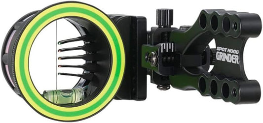Spot Hogg Grinder MRT Bow Sight - Micro Adjust 5 Pin | Right/Left Handed | Pin Sizes .01/.019/.029