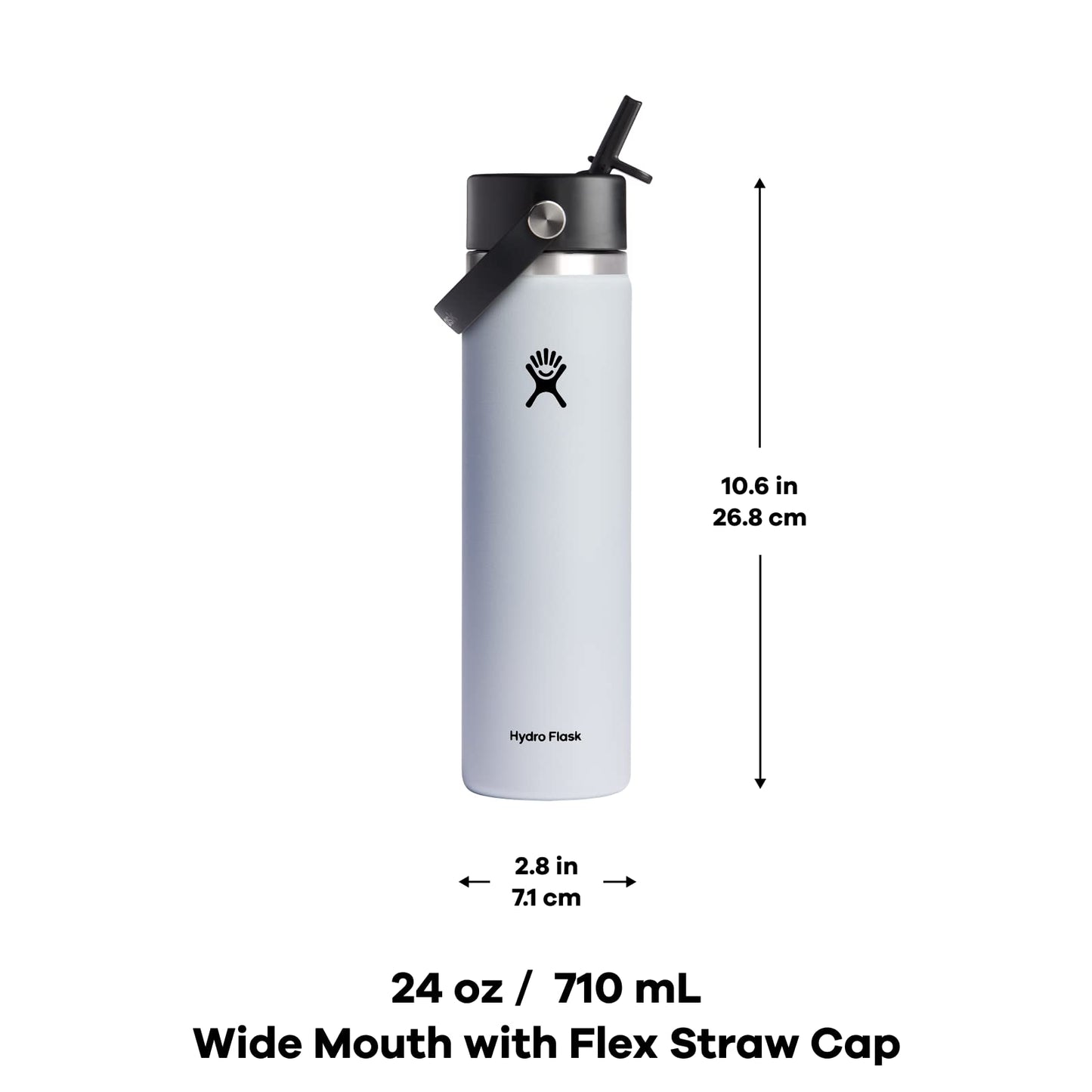 Hydro Flask Wide Flex Straw Cap Cascade 24 Oz