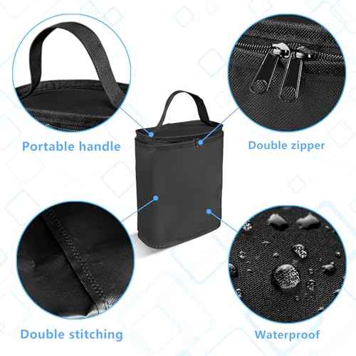 Propane Tank Bag, ?1 lb./ 16 oz Fuel ?Cylinder Carry Bag, Refillable Propane Cylinder Tank Cover,Gas Tank Protective bag, 600D Oxford Fabric,Mini Tank Accessories, for Outdoor Camping,Cooking,Picnic