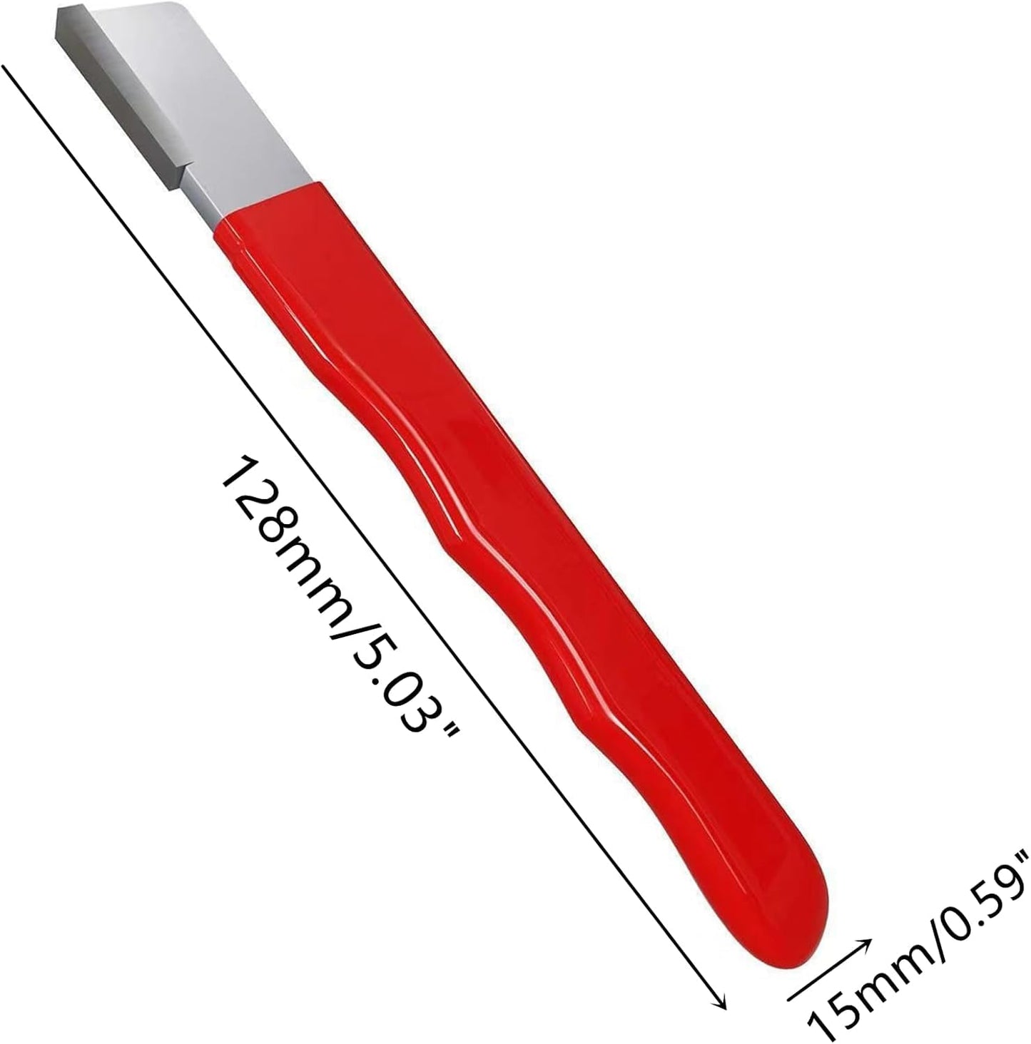 Portable Multi-Tool Sharpener for Lawn Mowers, Garden Tools, Knives, and Scissors - Quick Sharpening Device for Axes, Pruners, Hedge Shears - 2PCS Red Carbide Sharpeners for Home & Outdoor Use
