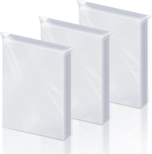 Card Sleeves - 300 Clear Plastic Trading Card Protectors for Baseball, Sports & MTG | 3.6" L x 2.6" W