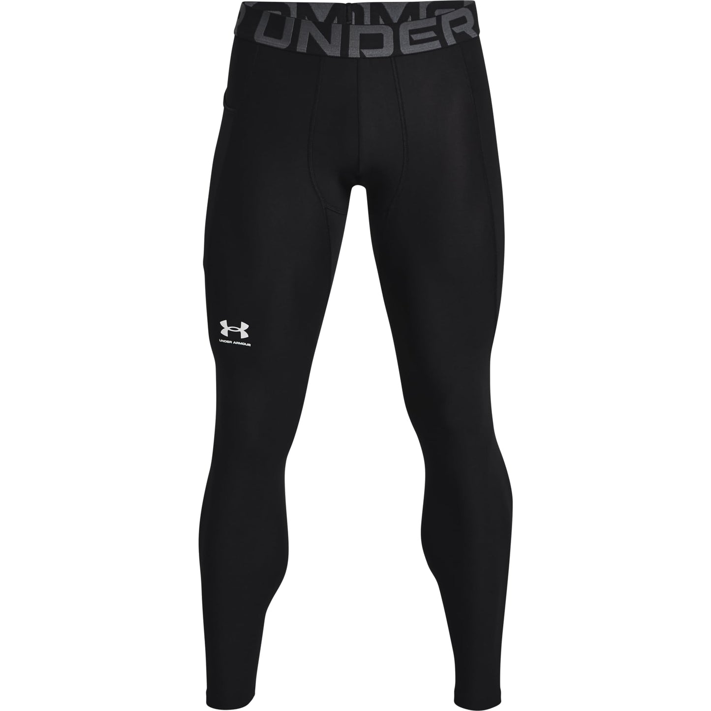 Under Armour Men's HeatGear Armour Leggings , Black (001)/Pitch Gray, Medium