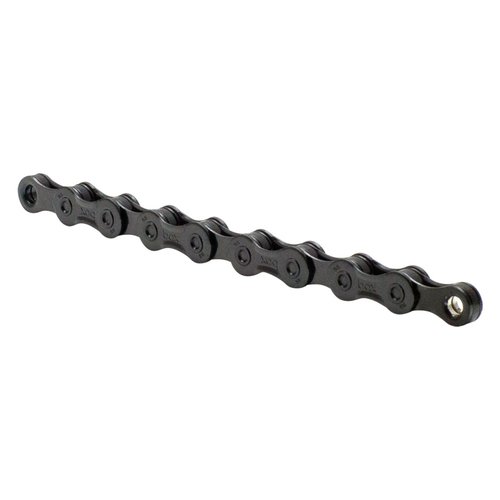 Box One Prime 9 Mountain Bike Chain 126L Finish DLC Black Over Nickel E-Bike/Non E-Bike Single Speed Bicycle Chain Mountain Racing Cycling | MTB 11/12 Speed Wide Narrow/BMX 3/32”