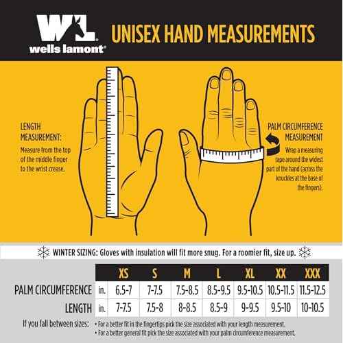 Wells Lamont Waterproof Winter Gloves, HydraHyde Leather, Large (810LK)
