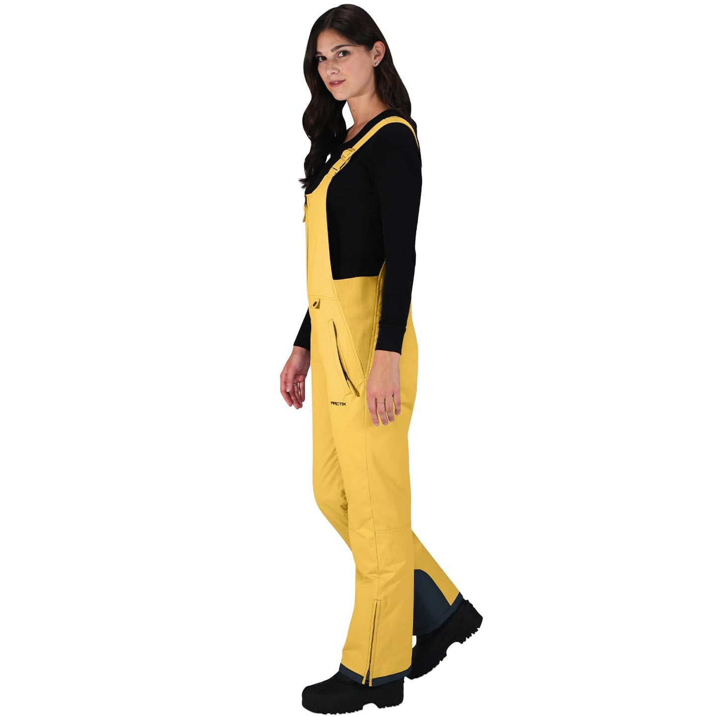 Arctix Women's Essential Insulated Bib Overalls, Bamboo Yellow, X-Small