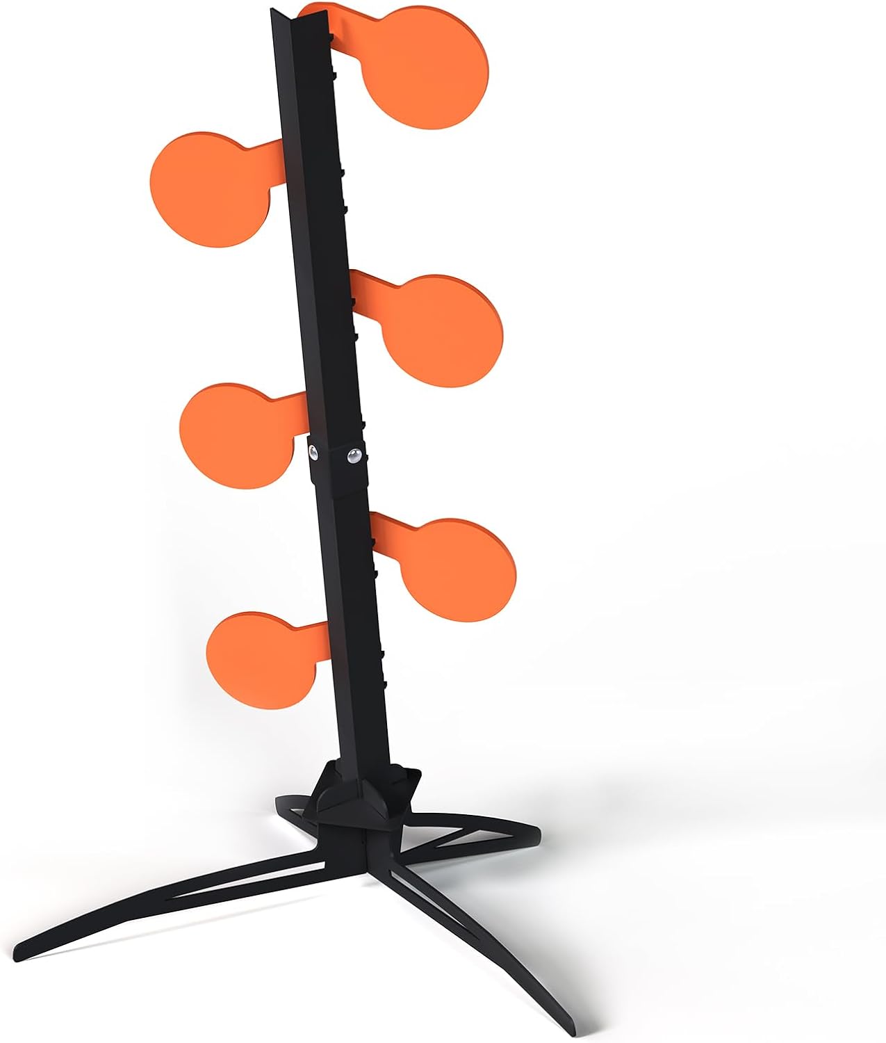 AR500 Dueling Tree Target Kit - 6-Piece Steel Shooting Targets | 6” Diameter x 3/8” Thick for Outdoor Practice