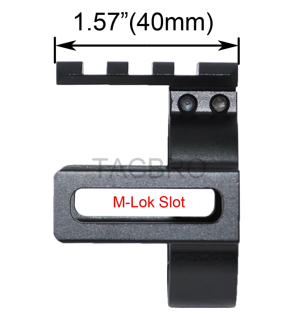 TACBRO Anodized Aluminum Band Bottom Rail for 10/22 1022 with Complimentary 2 Pcs Polymer Rails (Black)