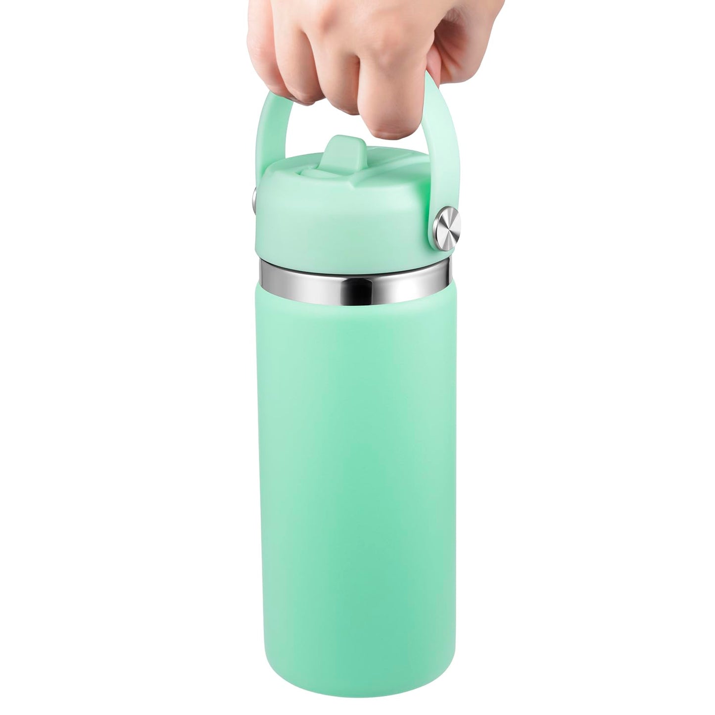 Straw Lid for Hydro Flask Wide Mouth, Lids with Straw for Hydroflask 12 16 18 20 32 40 oz Wide Mouth,Replacement Straw Cap for Hydroflask,Top Sport Bottle Accessories, Light Mint