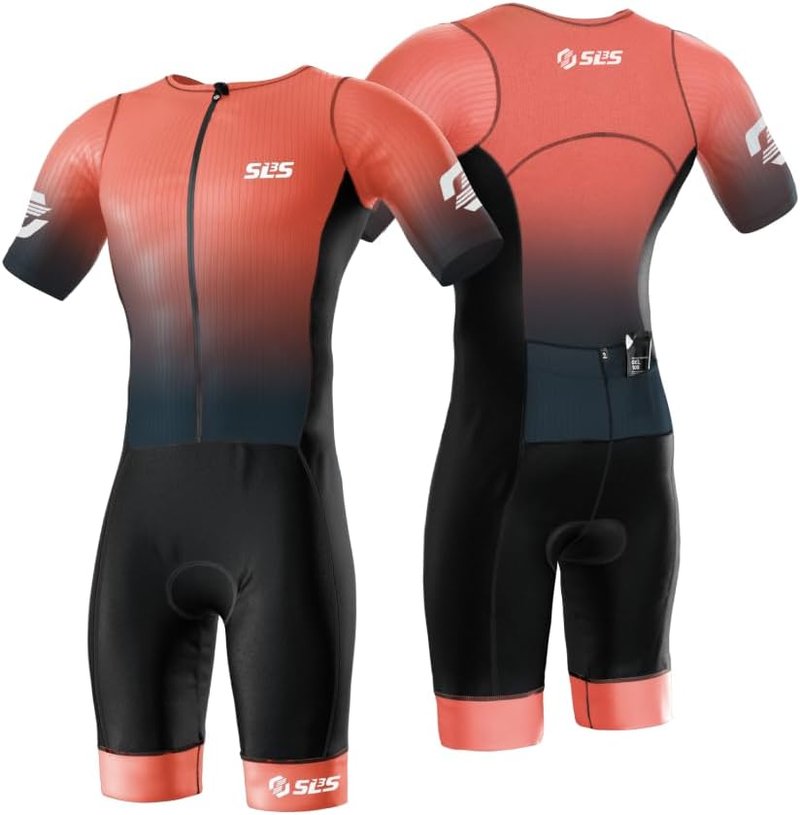 Men's Elite Aero Triathlon Suit - Full Zip, Aero Sleeves, Rear Pockets | Horizon, X-Large