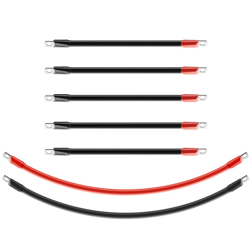 CLUBRALLY Golf Cart Battery Cables Power Wiring Kit, 4 Gauge EZGO Battery Cables for 1994-Up EZGO TXT 36 & 48 Volt Golf Carts