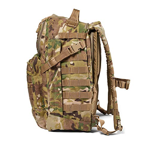 5.11 Tactical Backpack – Rush 24 2.0 – Pack and Laptop Compartment, 37 Liter, Medium, Style 56564 – Multicam