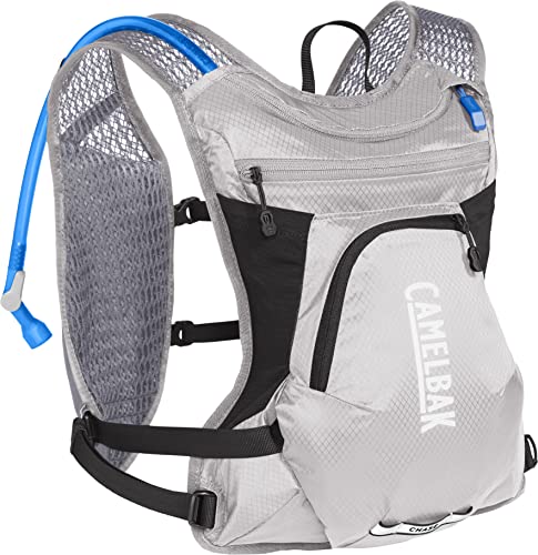 CamelBak Women's Chase Bike Vest 50oz - Hydration Vest - Easy Access Pockets, Silver/Black