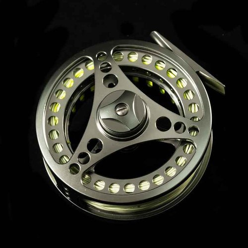 ANGLER DREAM Fly Fishing Reel wih Line Combo WF Floating Line 8WT Fly Reel Preloaded Fly Line Spool 9/10WT Large Arbor CNC Machinesed Fly Reel