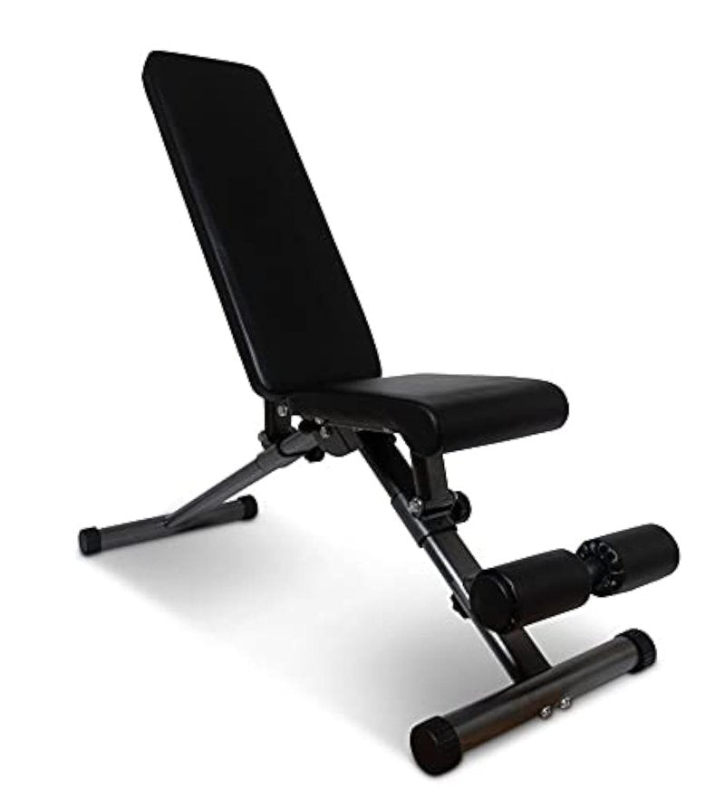 KEWLTAX Exercise Weight Bench Foldable and Easy to Carry Adjustable Strength Workout Weight Bench