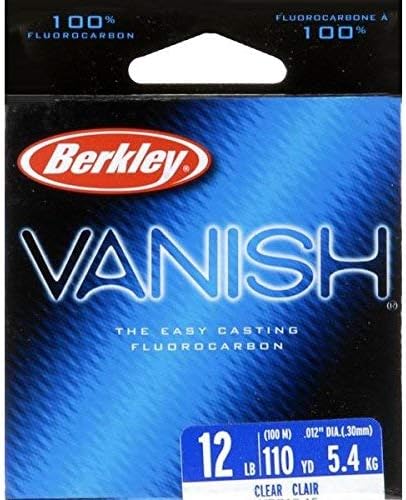 Berkley Vanish Fluorocarbon Fishing Line - High Sensitivity & Low Visibility | 200 Yards