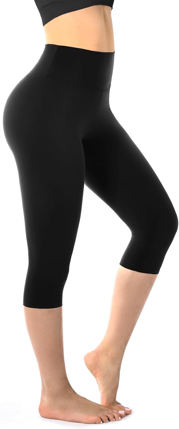 Capri Leggings for Women - Buttery Soft High Waisted Yoga & Gym Wear | Comfortable Activewear