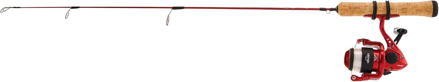 Berkley Cherrywood HD Ice Fishing Rod and Reel Combo - Lightweight, Durable Design