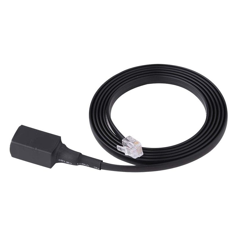 Yencoly 1.5m 6-Pin Radio Accessory Extension Cable for Yaesu Radio Walkie Talkie Mic, Premium Quality, Removable Separation, Outdoor Indoor Use