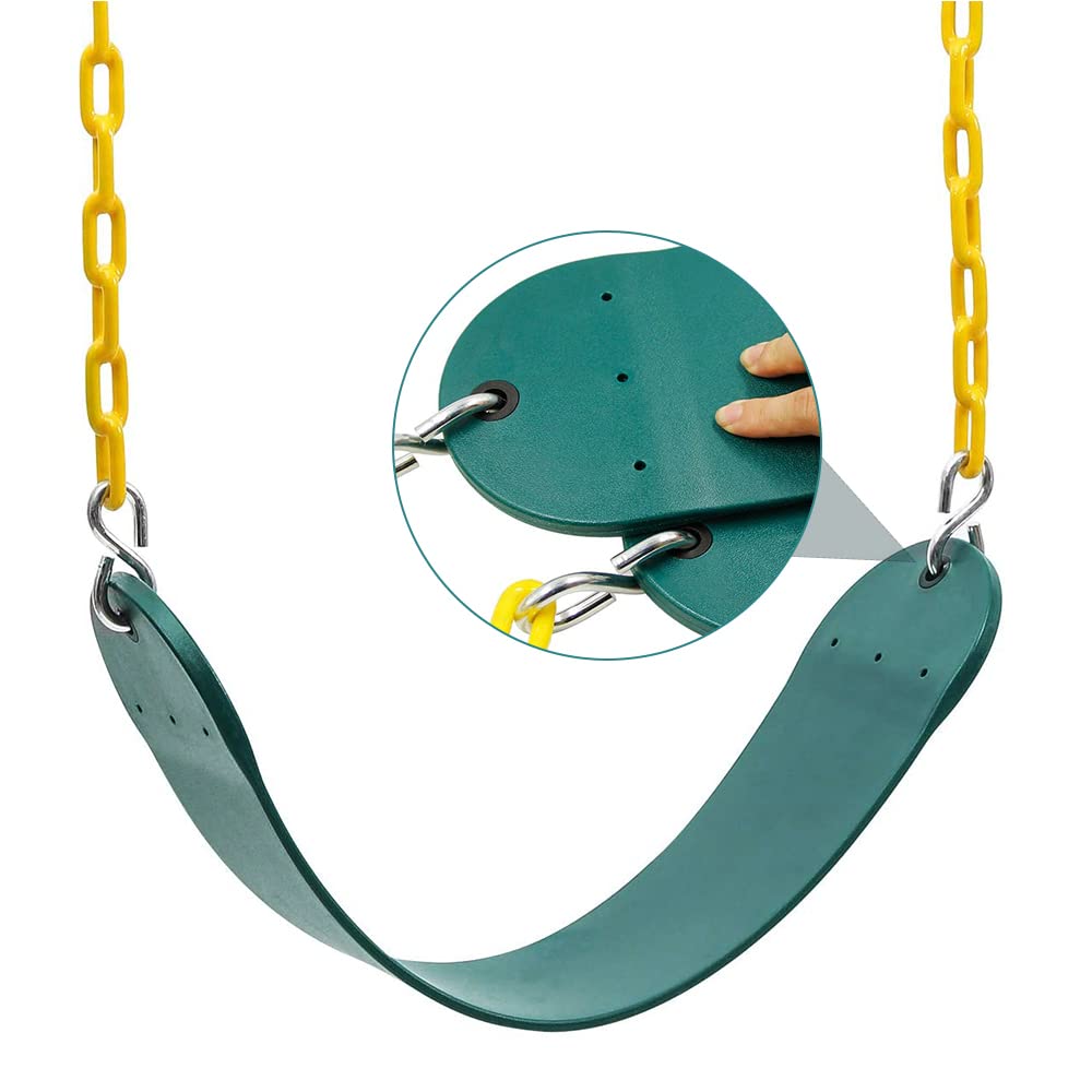 Heavy Duty 66 Inches Chain Plastic Coated Swing Seat Replacement Swing Set Accessories Outdoor