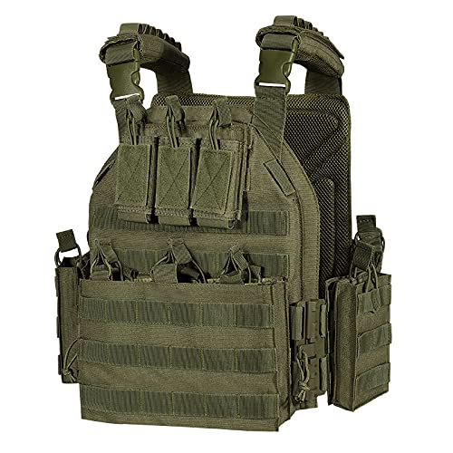 vAv YAKEDA Outdoor Tactical Vest Airsof Vest for Men (Army green)