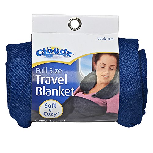 Cloudz Compact Travel Blanket - Navy