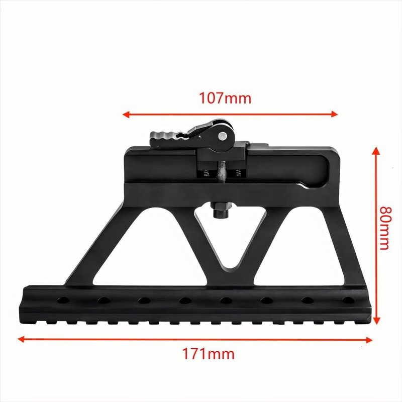 PRISM PIONT Gen 4 Scope Mount for Standard Mount Models Series，Side Rail Lock Scope Mount Bases(Black - Rail #2)