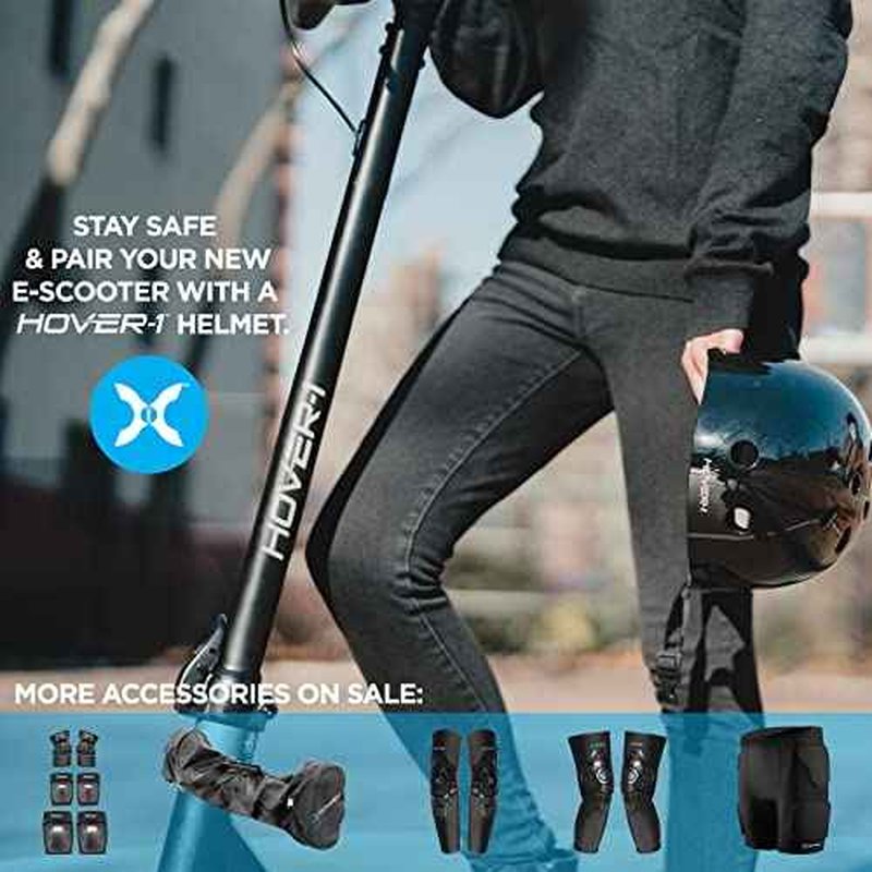 Hover-1 Nano Kick Scooter for Kids (5+ Year Old) | Features Lean-to-Turn Axle, Solid PU Tires & Slim-Design, 110 LB Max Weight, Safe for Kids, Black