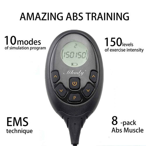 Abdominal Fitness Workout Belt 30''-55'' Black