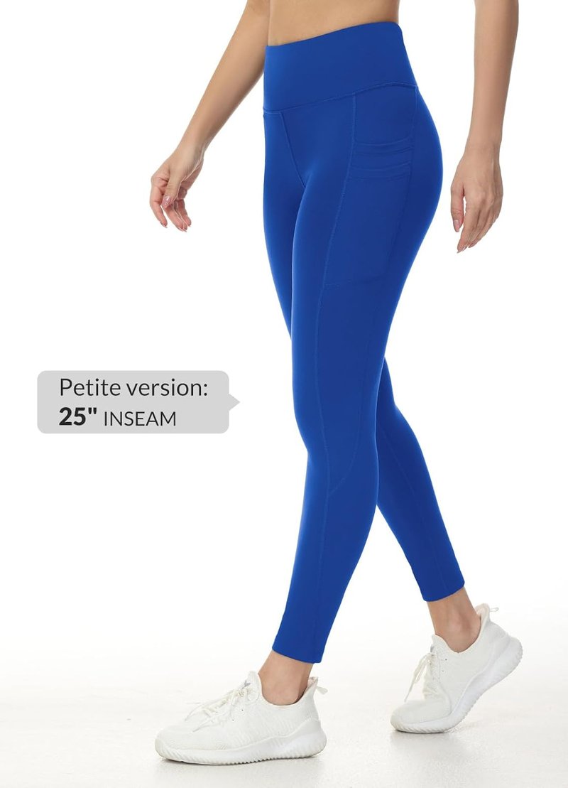 Baleaf Women's Fleece Lined Leggings - Water Resistant Thermal Tights | High Waisted with Pockets for Running