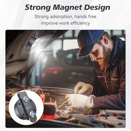 [2 Packs] Clip On Flashlight Work Light With Magnet Beanie Hat & Skull Cap Running Lights For Runners Safety Light Warning For Night Walking Headlamp Rechargeable LED Wearable Light For Vest -Black