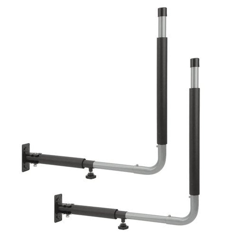 Car Roof Box Wall Mount Rack, High Strength Foldable Telescopic 50KG Load Bearing Car Kayak Storage Hooks Hanger for Canoes Surfboard