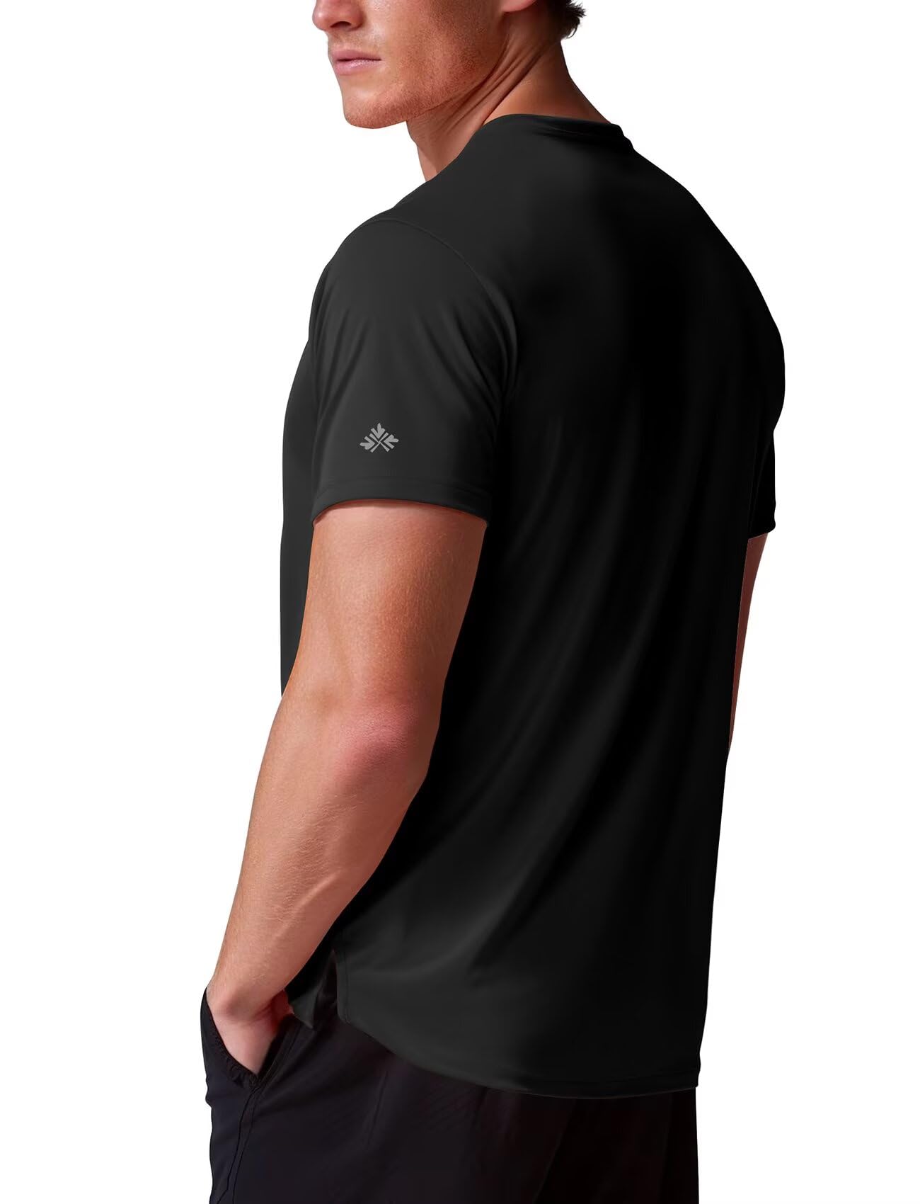 Zengjo Athletic T Shirts for Men Gym Workout Moisture Wicking Quick Dry