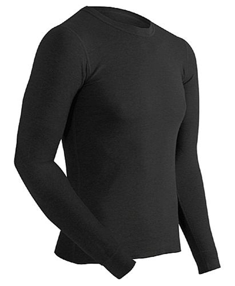 ColdPruf Basic Dual-Layer Long-Sleeve Crew Neck Base Layer, Thermal Top for Men in Tall Sizes M - 3XL