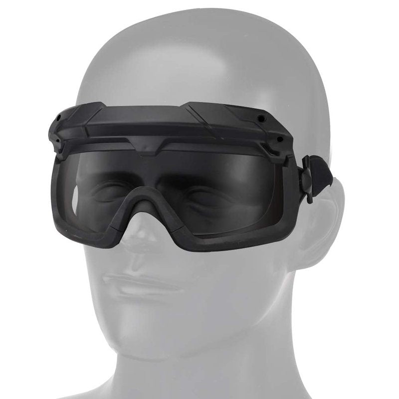 ATAIRSOFT Tactical Anti Fog Safety Protection 2 Modes Goggles Glasses for Airsoft Hiking Paintball Hunting Clear lenses