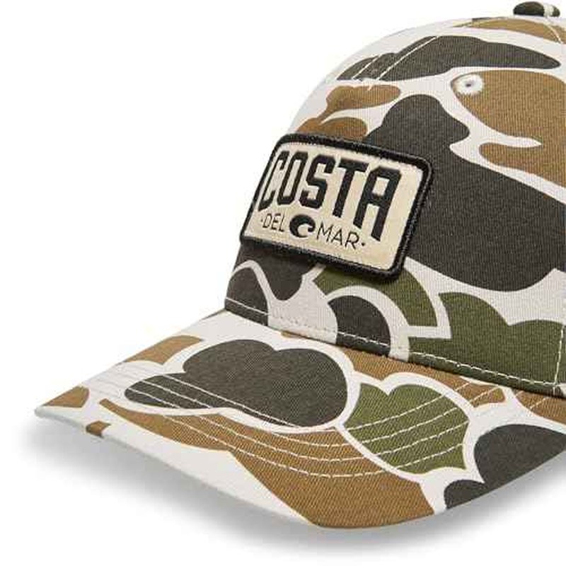 Costa Del Mar Mens Duck Camo Trucker Hat