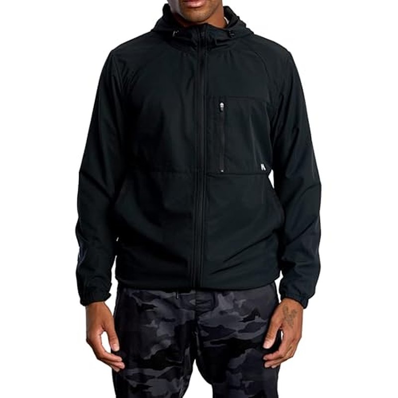 RVCA mens Sport Yogger II 4-way Stretch Windbreaker Jacket