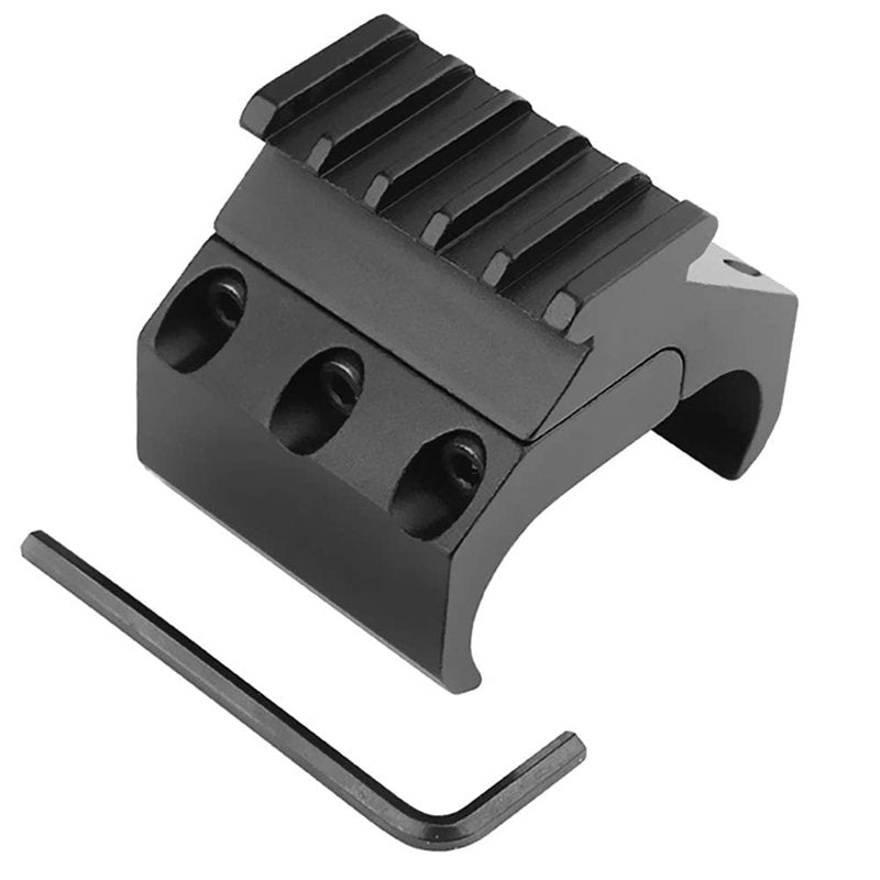 Yatrouys Double Barrel Clamp Mount Weaver Picatinny Rail Base Adapter for Flashlight Laser Sight