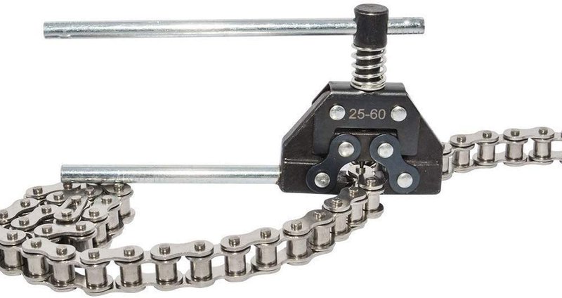 AZSSMUK Roller Chain Breaker Detacher Tool for Size #25#35#41#40#50#60 415H,428H, 520,530 Motorcycle Bicycle Go Kart Chains Replacement