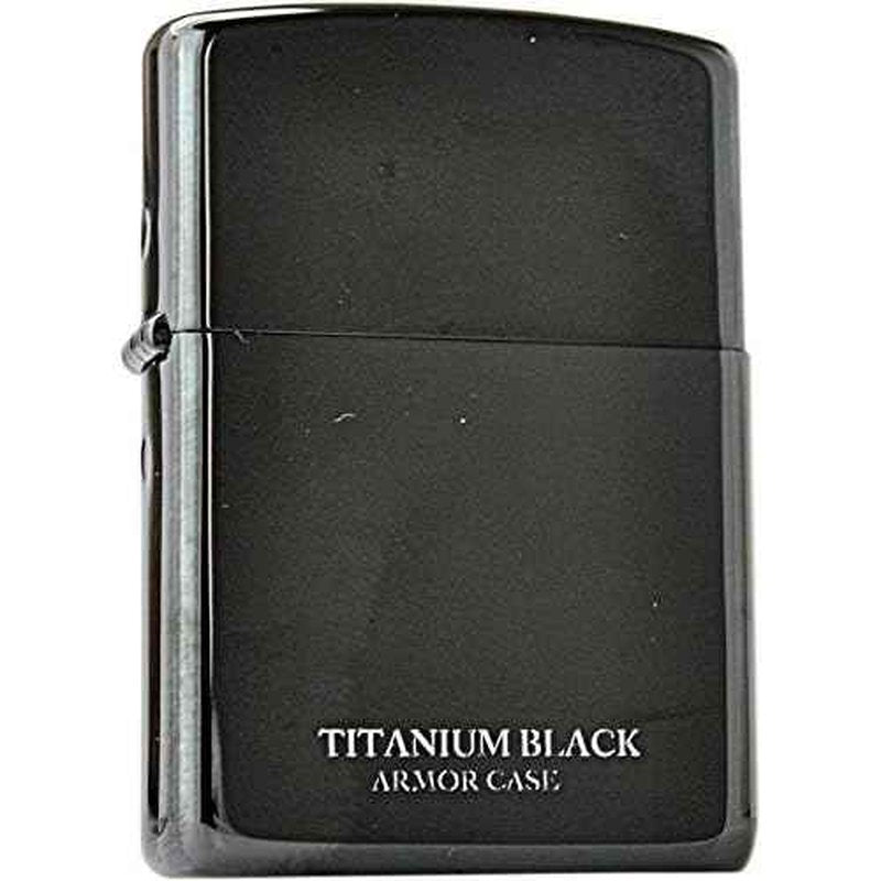 Zippo Lighter Black Titanium Coating 16-BKTT
