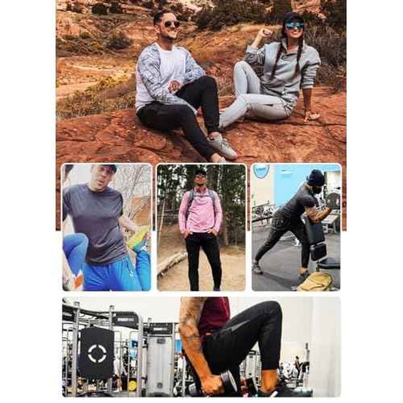 baleaf Men's Joggers Pants Athletic Workout Track Running Gym Lightweight Quick Dry Tapered Jogger Zipper Pockets